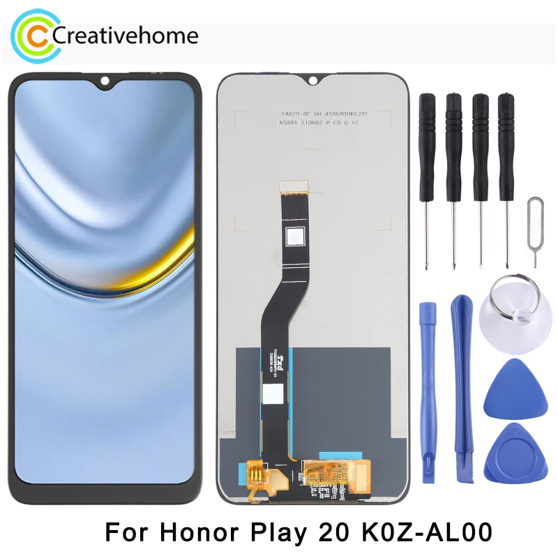 Высококачественный ЖК-экран и дигитайзер в полной сборке для Honor Play 20 /K0Z-AL00 Изображение 0