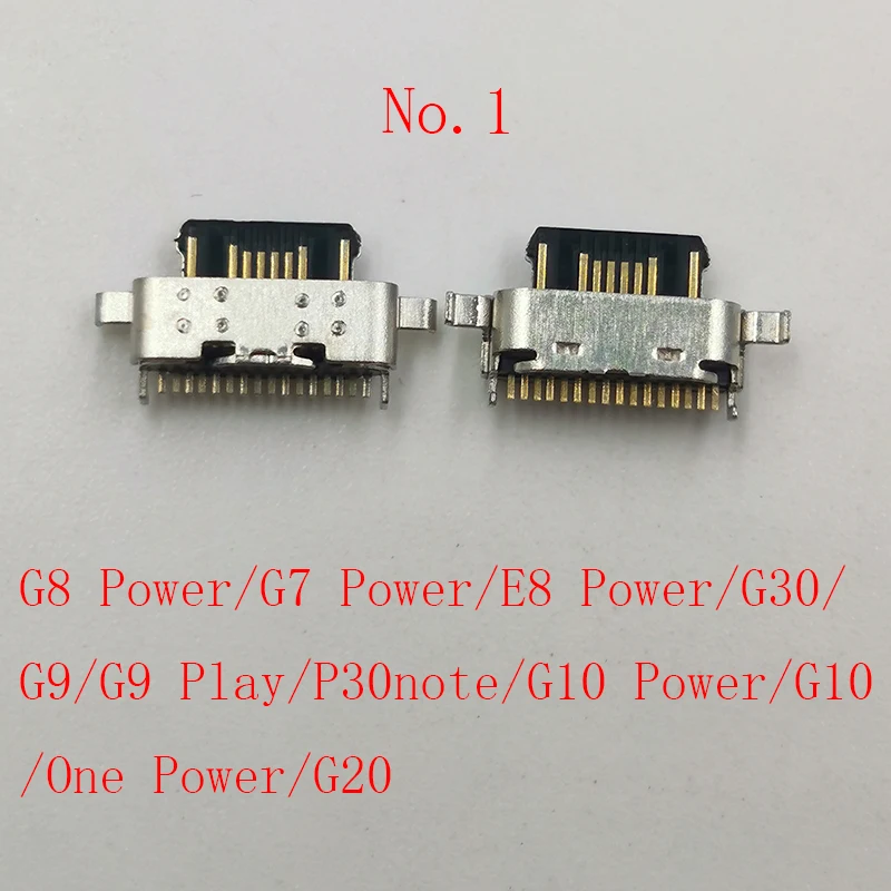 10-50 шт. Разъем USB-Зарядного Устройства Для Motorola Moto E8 G8 G9 G7 Power Play G50 G10 G20 G30 G42 G62 G71 One Macro Разъем Порта Зарядки Изображение 2