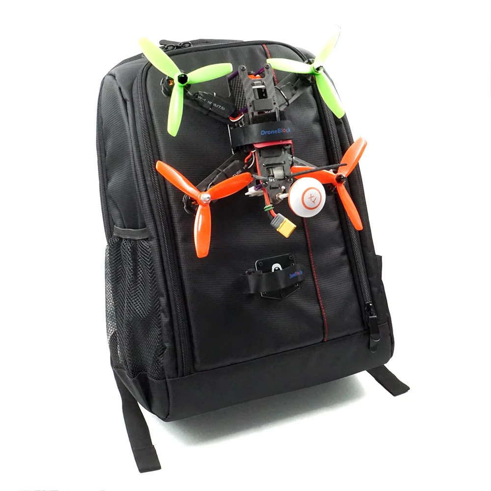 2 комплекта сумки для дронов своими руками, рюкзак, подвесная пряжка для пилота FPV, переноски гоночных дронов на открытом воздухе, инструмент DIY Изображение 1