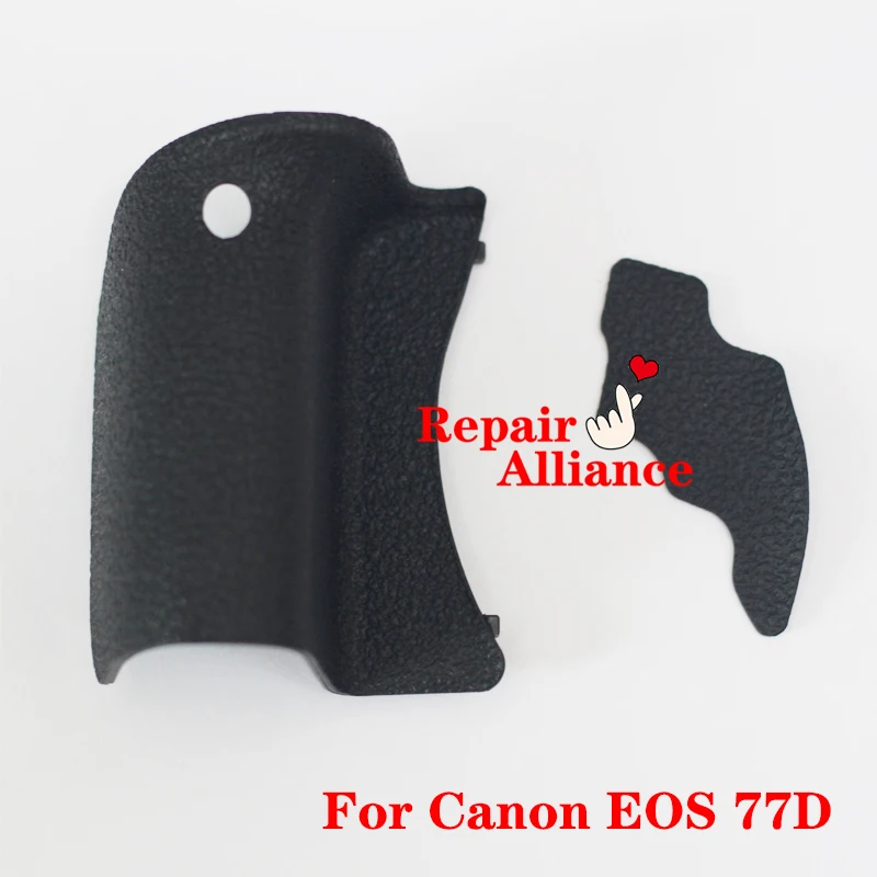 Новый оригинальный резиновый чехол для корпуса (рукоятка + большой палец) запасные части для CANON EOS 77D EOS 9000D SLR Изображение 0