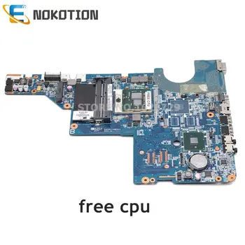 NOKOTION 595184-001 DA0AX1MB6F0 DA0AX1MB6H1 Для HP COMPAQ CQ62 CQ42 G62 G42 G72 материнская плата ноутбука DDR3 HM55 бесплатный процессор