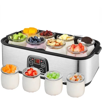 Автоматическая Горячая Продажа Качественной йогуртницы Домашняя Машина 1л Yougurt Maker Коммерческая Греческая Мини-Электрическая машина для приготовления замороженного йогурта