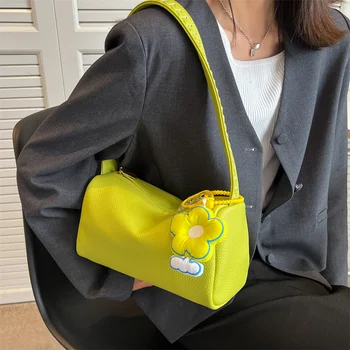 Винтажные Простые дизайнерские сумки для женщин, роскошная сумка через плечо, тренд 2023 года, Высококачественные женские сумки через плечо из искусственной кожи
