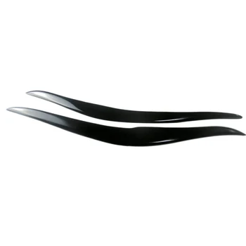 Глянцевые Черные Фары Наклейка для бровей и век для F87 M2 F22 F23 220I 228I M235I Coupe 2 двери 2014-2019
