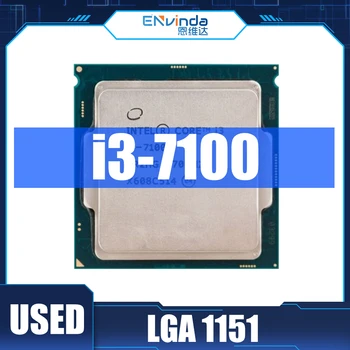 Использованный Оригинальный процессор Intel Core i3 7100 3,9 ГГц 3 М Кэш-памяти Dual-Core 51 Вт I3-7100 CPU SR35C LGA 1151 С поддержкой Материнской платы H110
