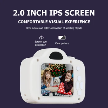 Мини-камера для малышей Многофункциональная детская селфи-камера Игрушка Портативная цифровая видеокамера Игрушка USB-зарядка для детских подарков на вечеринку