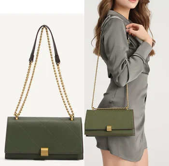 Модная женская сумка через плечо, кошелек, винтажная однотонная дизайнерская сумка из искусственной кожи, Осень 2023, Универсальные женские сумки