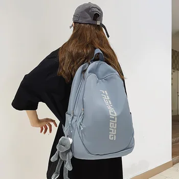 Модный нейлоновый женский рюкзак Большой емкости, дорожные рюкзаки для девочек, водонепроницаемые студенческие сумки для книг, повседневные рюкзаки для хранения