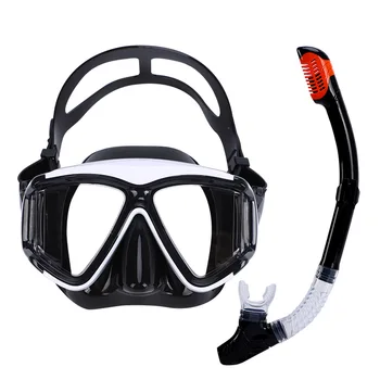 Очки для дайвинга для взрослых, комплект дыхательной трубки для подводного плавания, силиконовая маска для плавания, Плавающие подводные аксессуары, Снаряжение для плавания