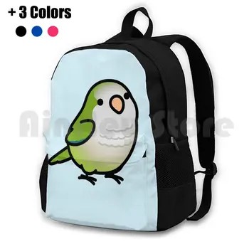 Пухлый Попугай, Походный рюкзак, Водонепроницаемый, для кемпинга, для путешествий, Попугай-Монах, Птица-Попугай, Птица-Птица, Милые Зеленые Животные-Попугаи