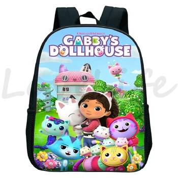 Рюкзак для кукольного домика Габби, Милая школьная сумка, рюкзаки для детского сада, школьный рюкзак для девочек, детская сумка для книг с героями мультфильмов, детский рюкзак Mochila